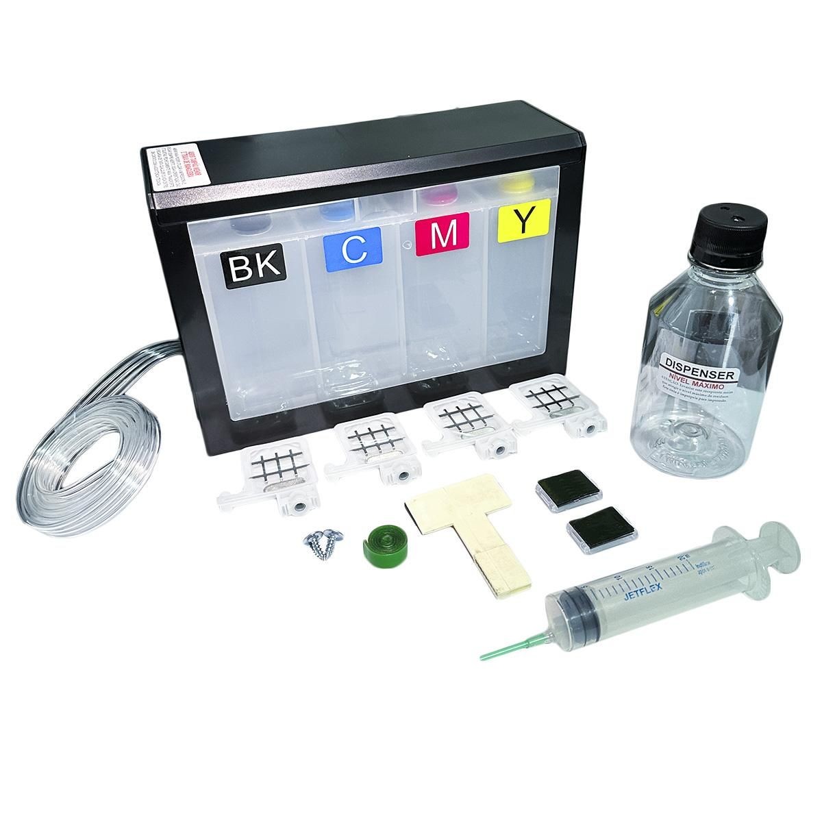 Bulk Ink para Impressora Epson WF-7310 WF-7820 WF-7840 EC-C7000 para Instalação com Cartucho | Vazio, Sem Programação