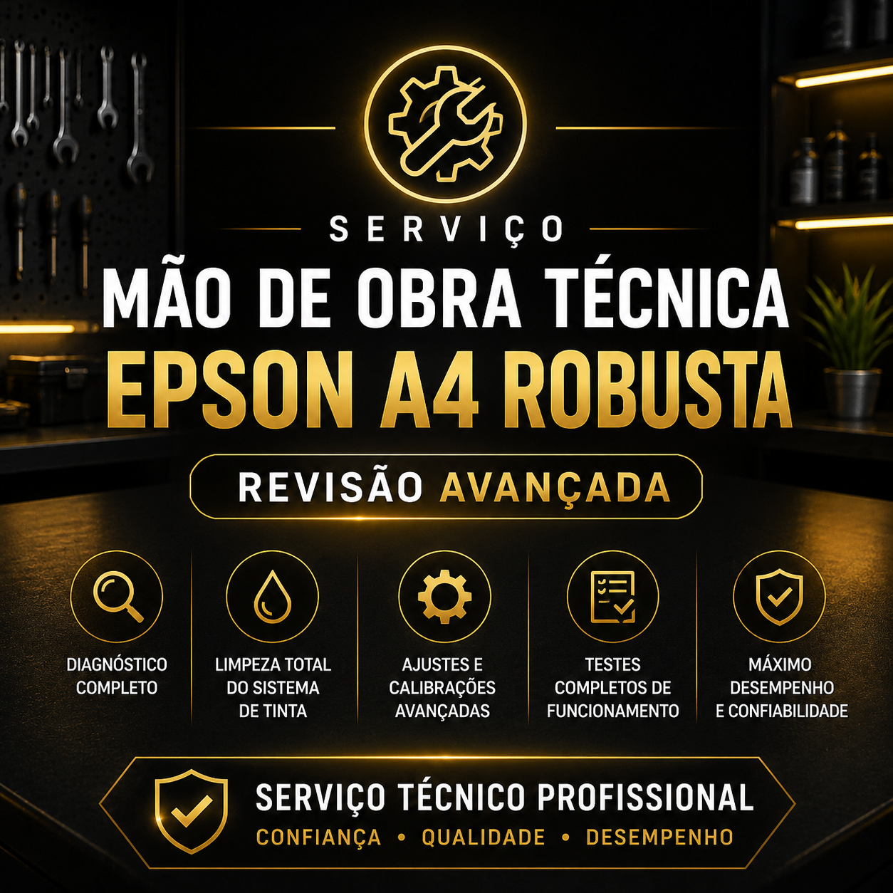 Serviço | Mão de Obra Técnica Epson A4 Robusta Revisão Avançada