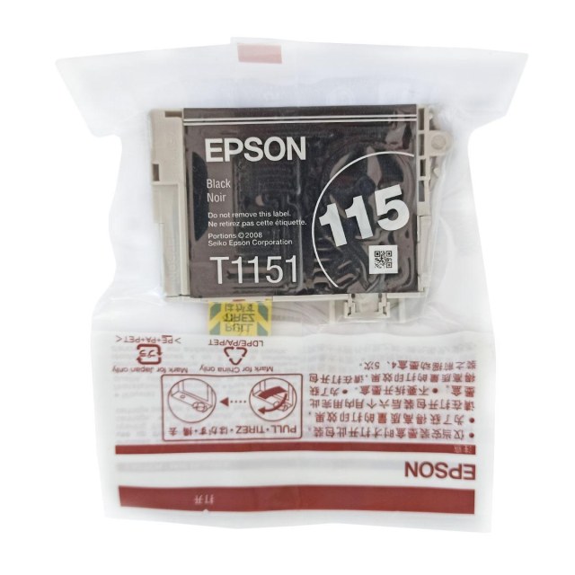 Cartucho Original Epson 115 Preto para Epson T1110 | TX515FN | T33 - (T1151)