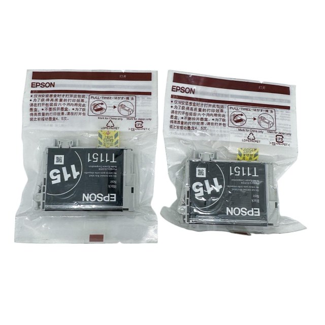 Kit com 2 Cartucho Original Epson 115 Preto para Epson T1110 | TX515FN | T33 - (T1151)