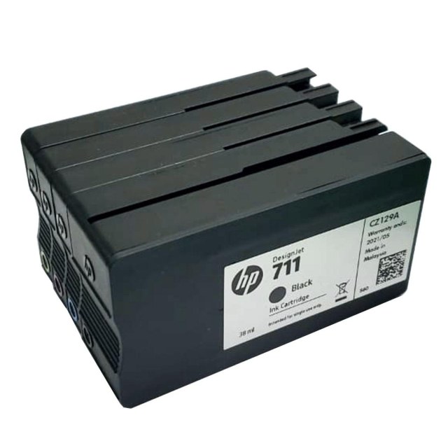 Kit de Cartucho Original HP 711 SETUP (Já Inicializado) para HP T120 T130 T520 T530 | 4 Cores