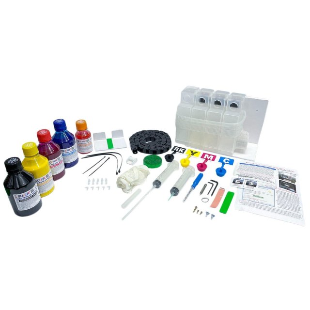 Bulk Ink para Plotter HP Designjet T520 e T530 36" para Instalação (Sem Cartucho - Utilizar Original HP) | Com Tinta Pigmentada 4 Cores na Sulink