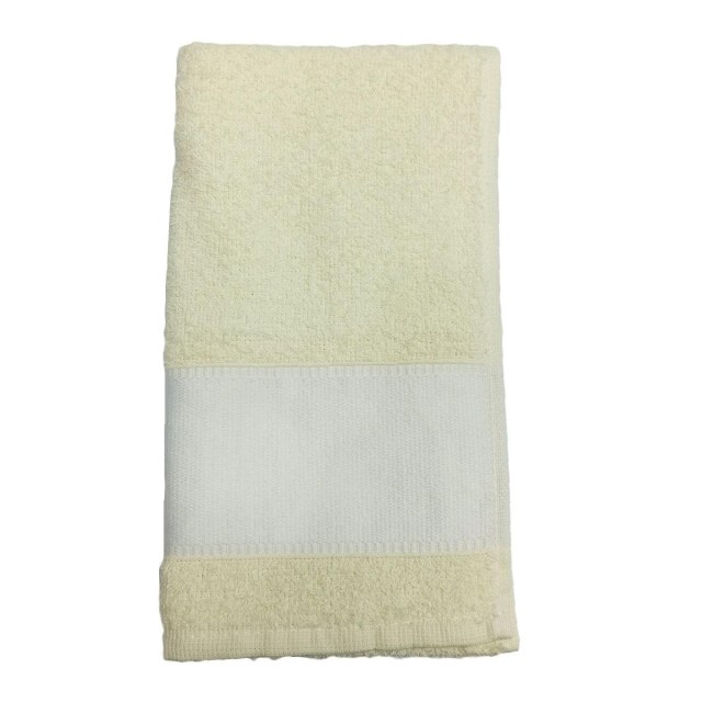 Toalha Fitness 30x80cm com Tarja para Sublimação Pérola
