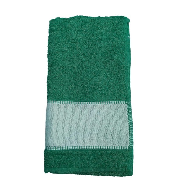 Toalha Fitness 30x80cm com Tarja para Sublimação Verde Bandeira