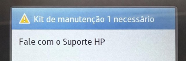 Erro de Kit de Manutenção 1 nas Plotter HP T200 T210 T230 T250 T600 T630 T650 etc | Como fazer o reset?