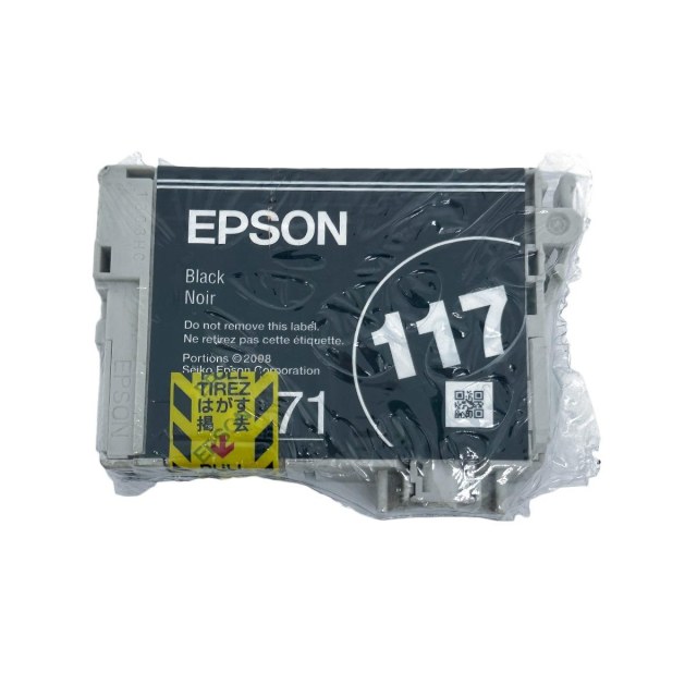 Cartucho de Tinta Original Epson 117 - Preto | Compatível com Epson T23 T24 TX105 TX115