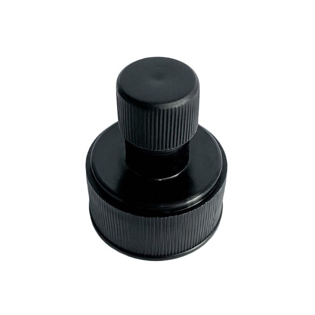 Tampa Bico Fit para Frascos Pet Boca 28mm - Preto | Unidade
