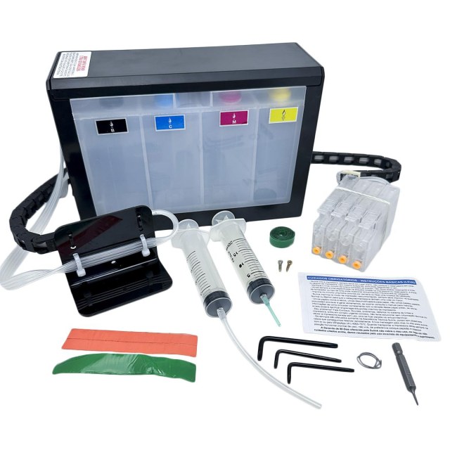 Bulk Ink para Plotter HP T650 T630 A0 36" para Instalação | Vazio, Sem Programação