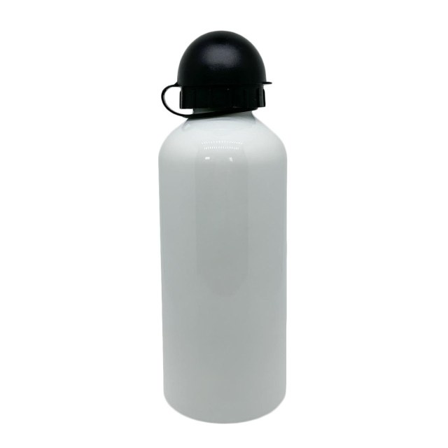 Squeeze de Alumínio Tampa Bolinha Resinado para Sublimação | 600ml - Branco