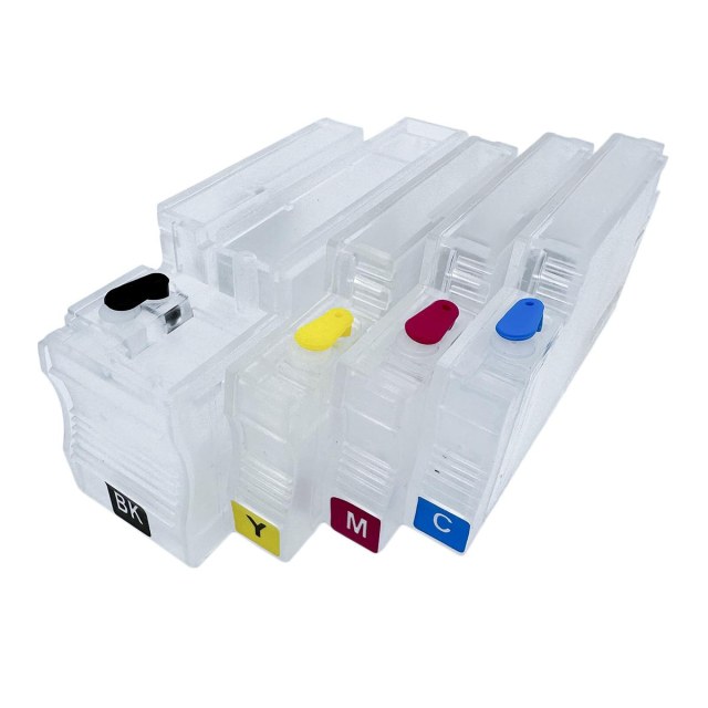 Cartucho Recarregável com Bolsa de Ar para HP 711 712 932 933 950 951 952 953 954 955 964 (SEM CHIP) | - Kit 4 Cores | Modelo 2