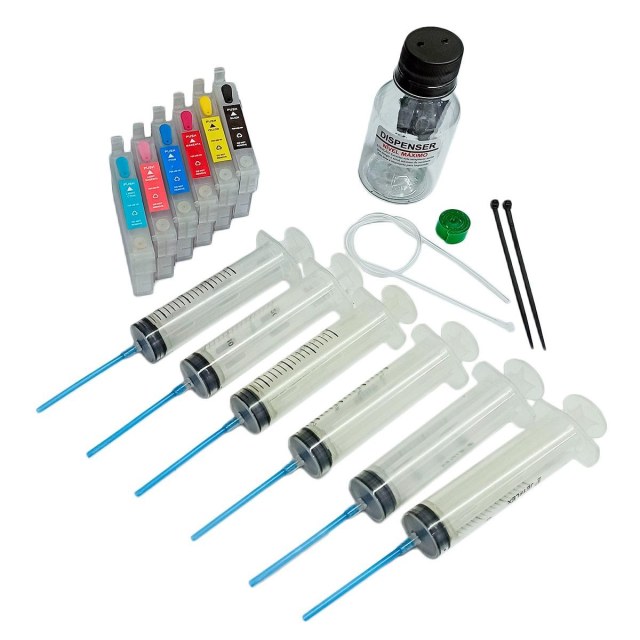 Kit Cartucho Recarregável para Epson T50 TX700W TX720WD TX730WD | Vazio