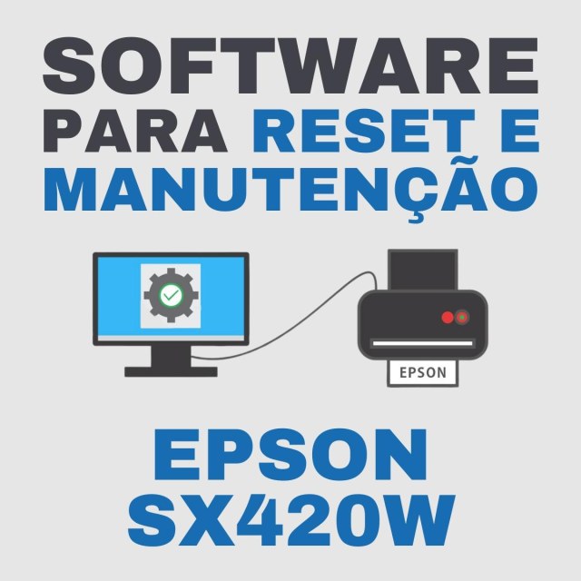 Epson SX420W | Software para Ajustes e Reset das Almofadas