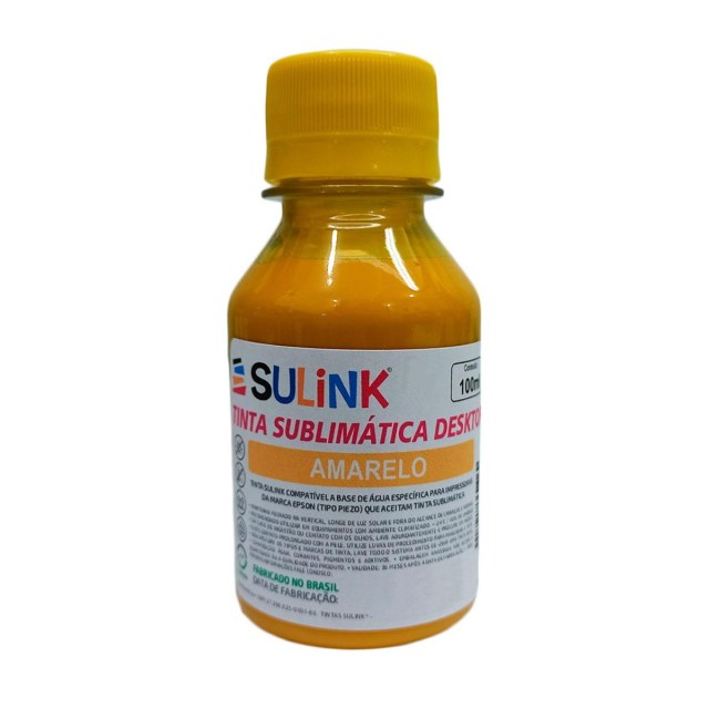 Tinta Sulink para Epson Desktop Sublimática | 100ml Amarelo