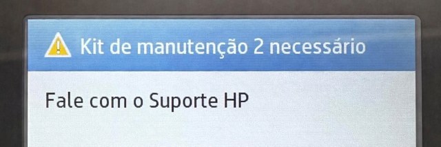 Erro de Kit de Manutenção 2 nas Plotter HP T200 T210 T230 T250 T600 T630 T650 etc | Como fazer o reset?