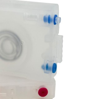 Cartucho Transparente com Bolsa de Ar para Bulk Ink HP 711 712 932 933 950 951 952 953 954 955 964 (SEM CHIP) | 4 Cores – Com Presilha para Mangueira na Sulink