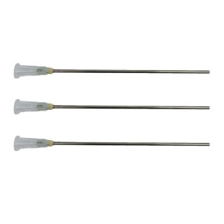 Kit 3 Agulhas para Seringa | Branca 1,60mm x 100mm com Ponta Reta | Recarga de Cartuchos e Bulk Ink na Sulink