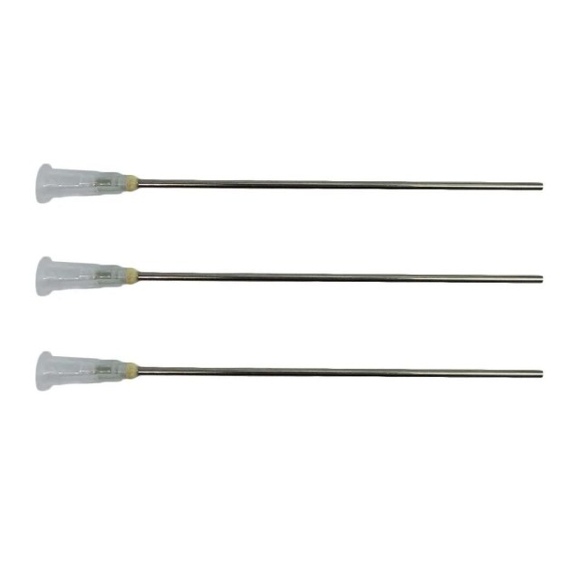 Kit 3 Agulhas para Seringa | Branca 1,60mm x 100mm com Ponta Reta | Recarga de Cartuchos e Bulk Ink na Sulink