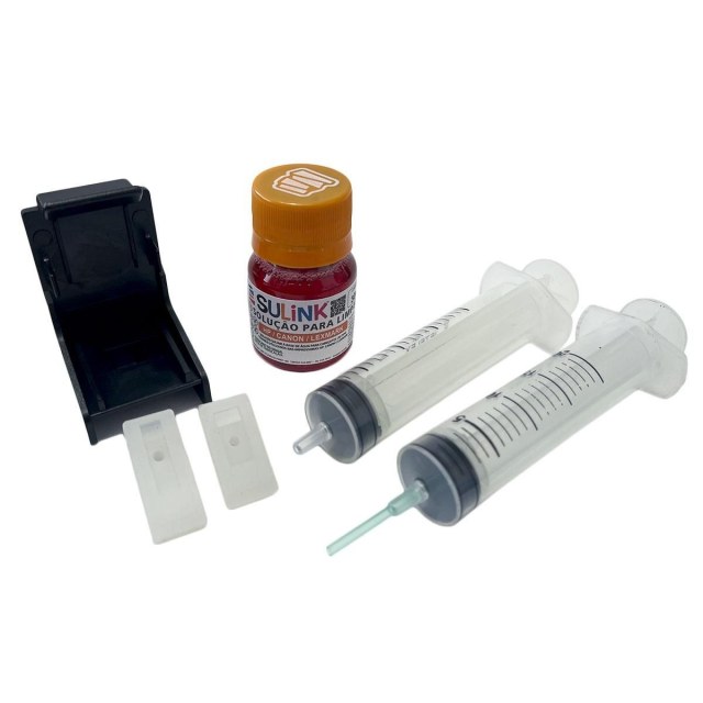 Kit para Limpeza e Pressurização da Cabeça de Impressão das Impressoras HP Ink Tank 115 116 310 315 319 416 517 617
