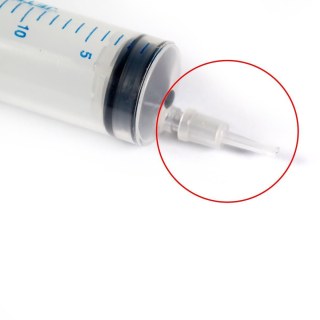 Kit 10 Bico Conector para Encaixar na Seringa para Pressurizar Cartuchos Originais, Recarregáveis e Bulk Ink em Sulink