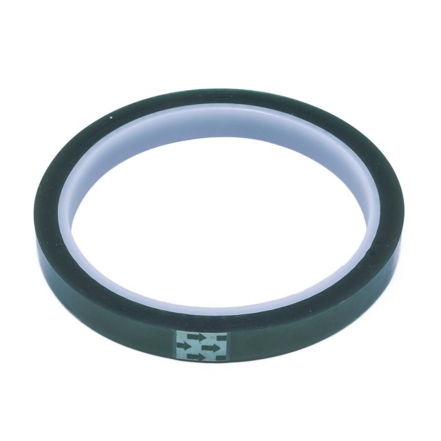 Fita Térmica de Poliamida Verde para Alta Temperatura Perfeita para Sublimação | 10mm x 33 Metros