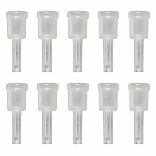 Kit 10 Bico Conector para Encaixar na Seringa para Pressurizar Cartuchos Originais, Recarregáveis e Bulk Ink em Sulink