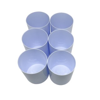Kit 6 Copos de Plástico Polímero 330ml para Sublimação (ADP) | Branco em Sulink