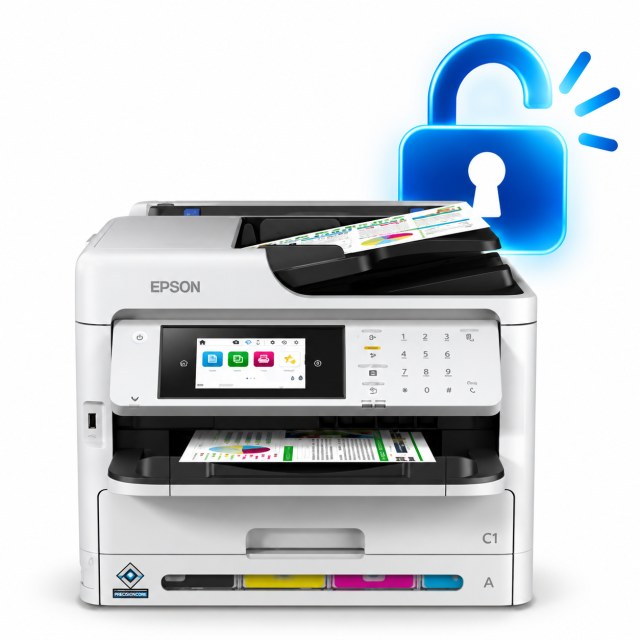 Impressora Multifuncional Epson WorkForce Pro WF-C5810 (A4) com Firmware Chipless | Sem Bulk Ink