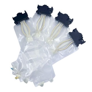 Cartucho Bolsa Recarregável 4 Cores para Epson EM-C8100 WF-C878R WF-C879R | Vazio, Sem Programação em Sulink