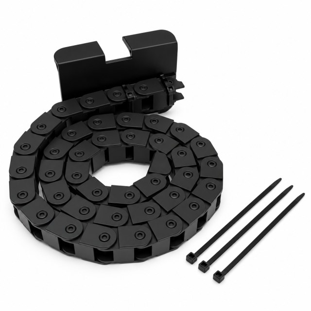 Kit com Esteira Porta Cabos 10x10 para Bulk Ink + Suporte para esteira para Plotter HP T520 T530 A0 36" Polegadas em Sulink