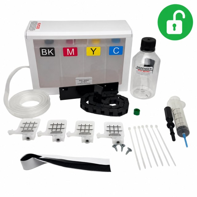 Bulk Ink para Plotter Epson T3170 A1 24" para Instalação com Cartucho | Vazio, Com Programação
