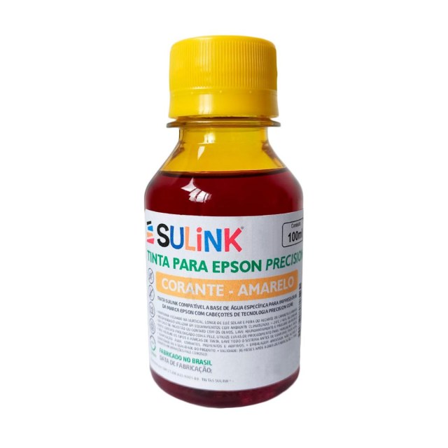 Tinta Sulink para Epson Precision Corante | 100ml Amarelo