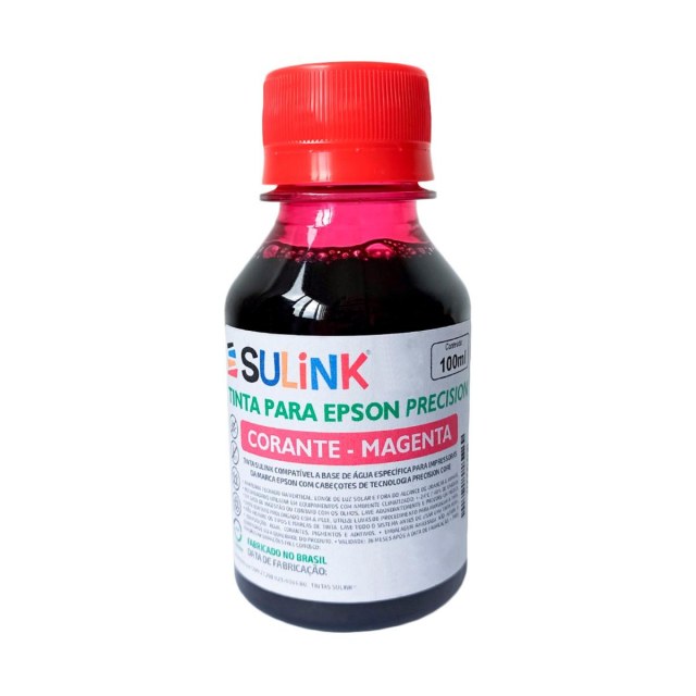 Tinta Sulink para Epson Precision Corante | 100ml Magenta