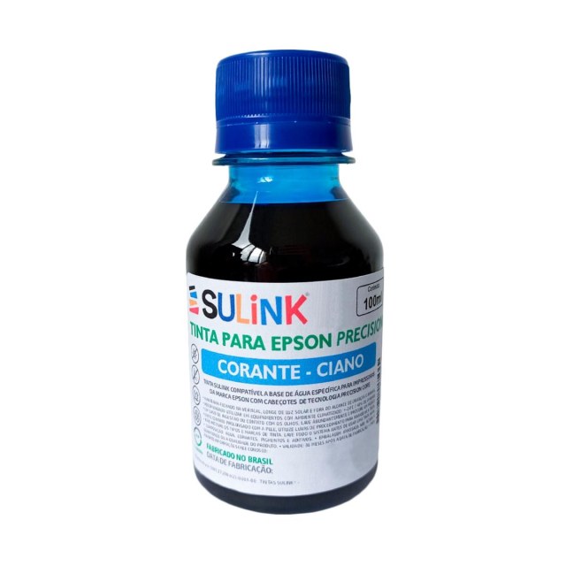 Tinta Sulink para Epson Precision Corante | 100ml Ciano