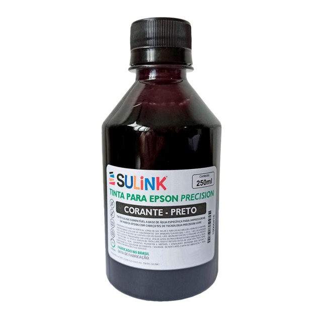 Tinta Sulink para Epson Precision Corante | 250ml Preto