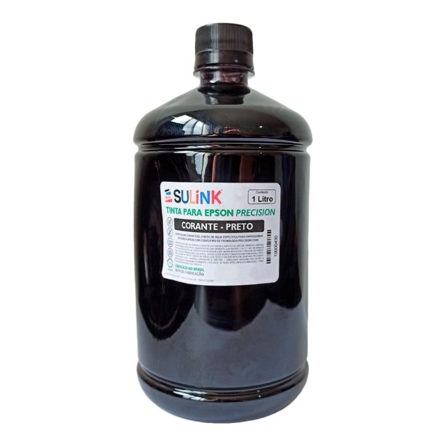 Tinta Sulink para Epson Precision Corante | 1 Litro Preto