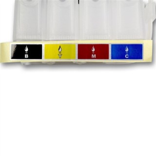 Etiqueta de Identificação de Cores para Reservatório Bulk Ink - 4 Cores (Modelo 1) na Sulink