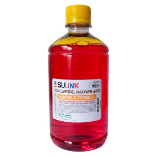 Tinta Sulink Comestível para Papel Arroz | Térmica para HP e Canon | 500ml na Sulink