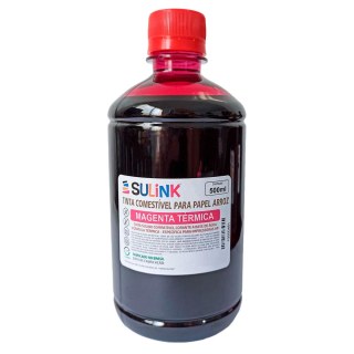 Tinta Sulink Comestível para Papel Arroz | Térmica para HP e Canon | 500ml na Sulink