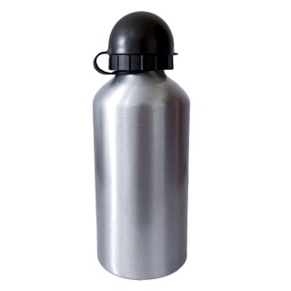 Squeeze de Alumínio Tampa Bolinha Resinado para Sublimação | 500ml - Prata na Sulink