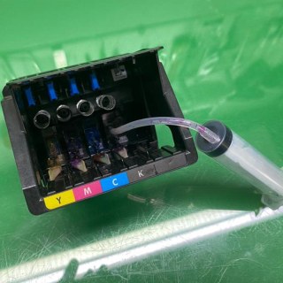 Seringa com Mangueira de Silicone Flexível (20ml) - Ideal para Cabeçotes HP PRO e CANON MAXIFY na Sulink