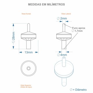 Filtro de AR (Respiros) para Reservatórios Bulk Ink na Sulink
