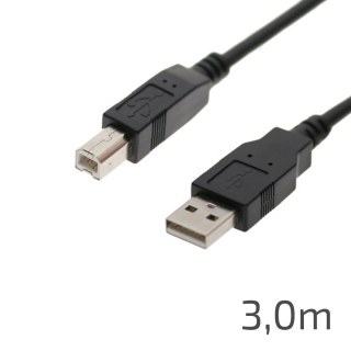 Cabo USB 2.0 A Macho X B Macho para Impressoras e Scanners | Tamanho: 3 Metros na Sulink