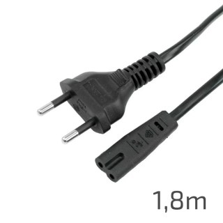 Cabo de Energia Alimentação Bipolar Universal para Impressoras e Fontes 10A 250V~ 1,8m na Sulink