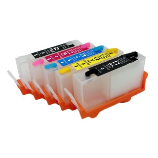 Cartucho Recarregável HP 178 | 364 | 564 | 655 | 670 | 685 | 862 | 920 - 5 Cores - (Sem Chip, utilizar do Cartucho Original 1cm/1cm) na Sulink