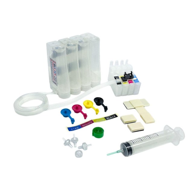 Reservatório Bulk Ink Tanque 90ml com Cartuchos 4 Cores para Epson | Vazio - Sem Chip