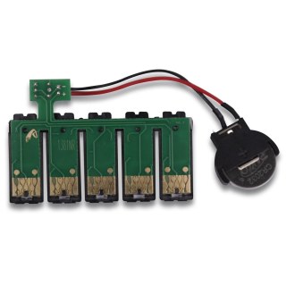 Placa Reset Chip Full para Bulk Ink Epson 5 Cores | Modelo: 1381NR Botão Reset com Bateria na Sulink
