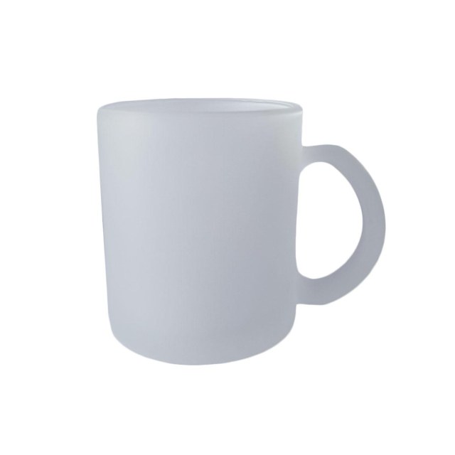 Caneca de Vidro 325ml para Sublimação | Fosca (Jateada)