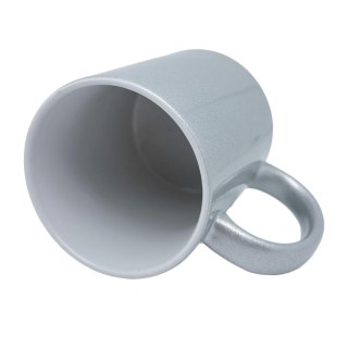 Caneca de Cerâmica Prateada Brilhante para Sublimação na Sulink