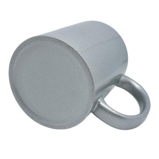 Caneca de Cerâmica Prateada Brilhante para Sublimação na Sulink