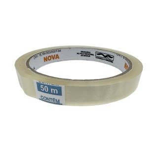 Fita Adesivo Transparente Acrílica | Rolo 12mm x 50 Metros na Sulink